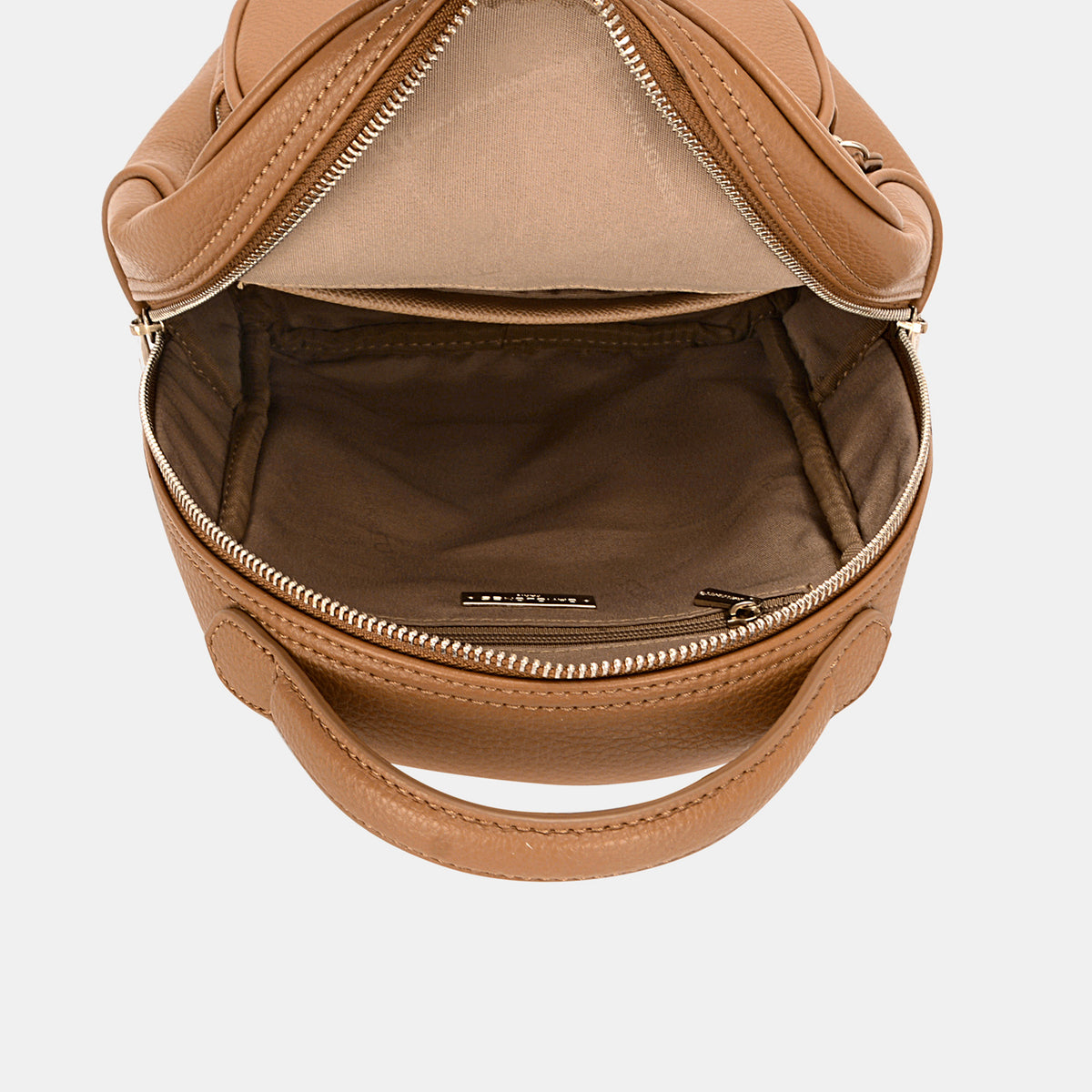 David Jones Leather Handle Backpack