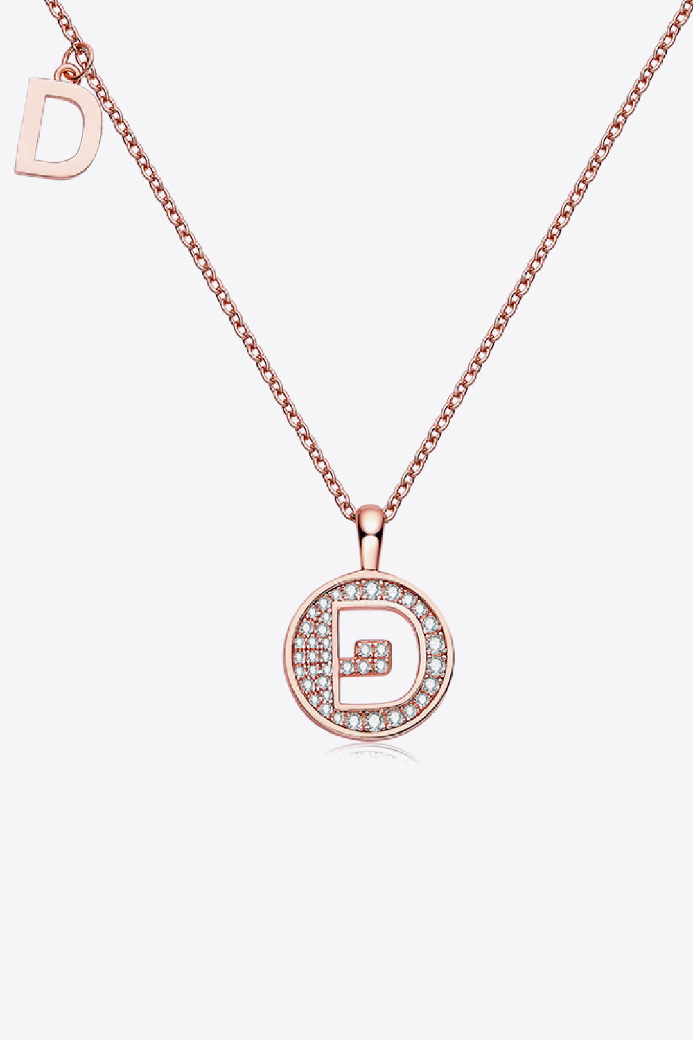 Heri Moissanite A to J Pendant Necklace