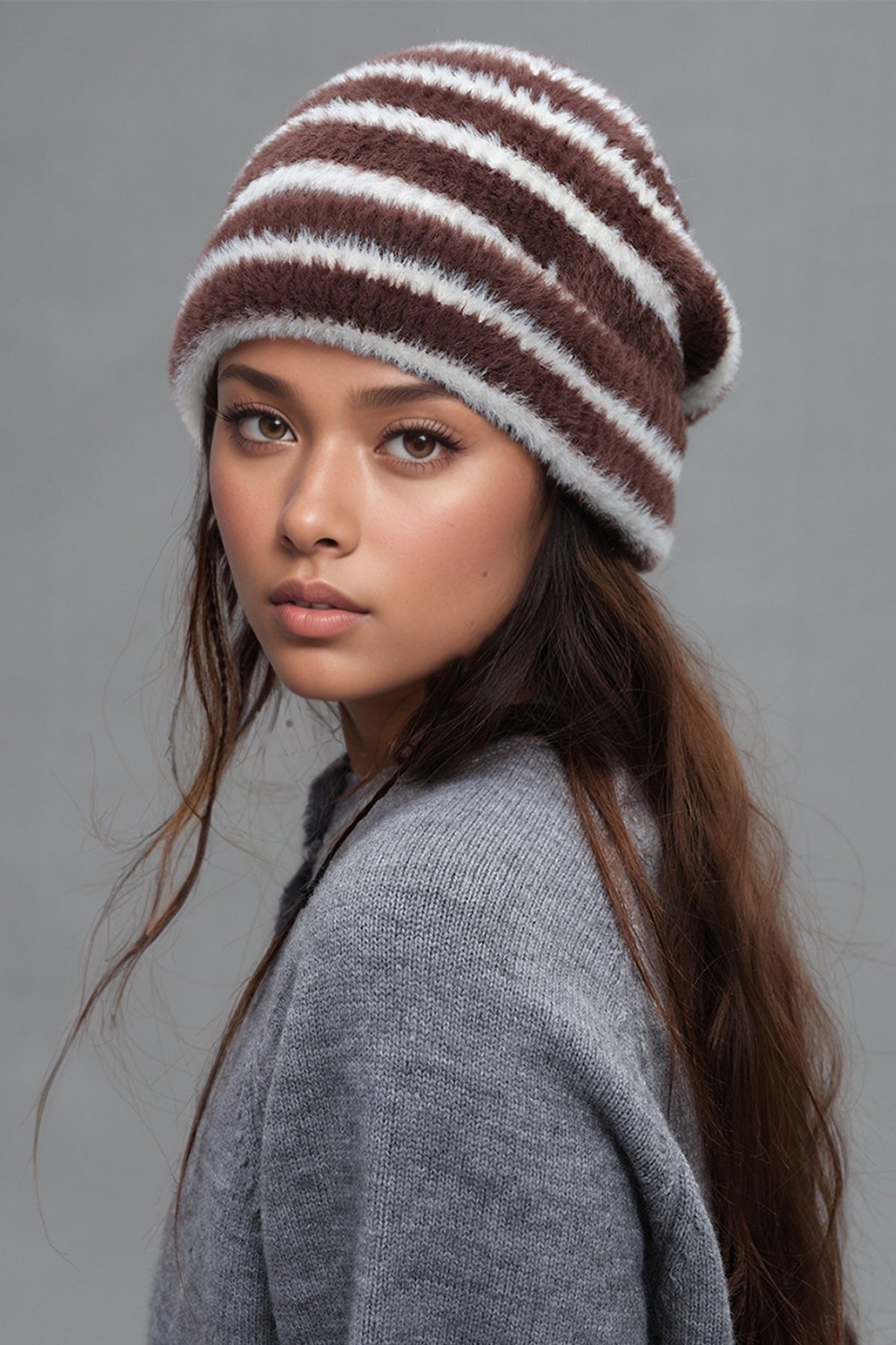 Heri Striped Thermal Hat