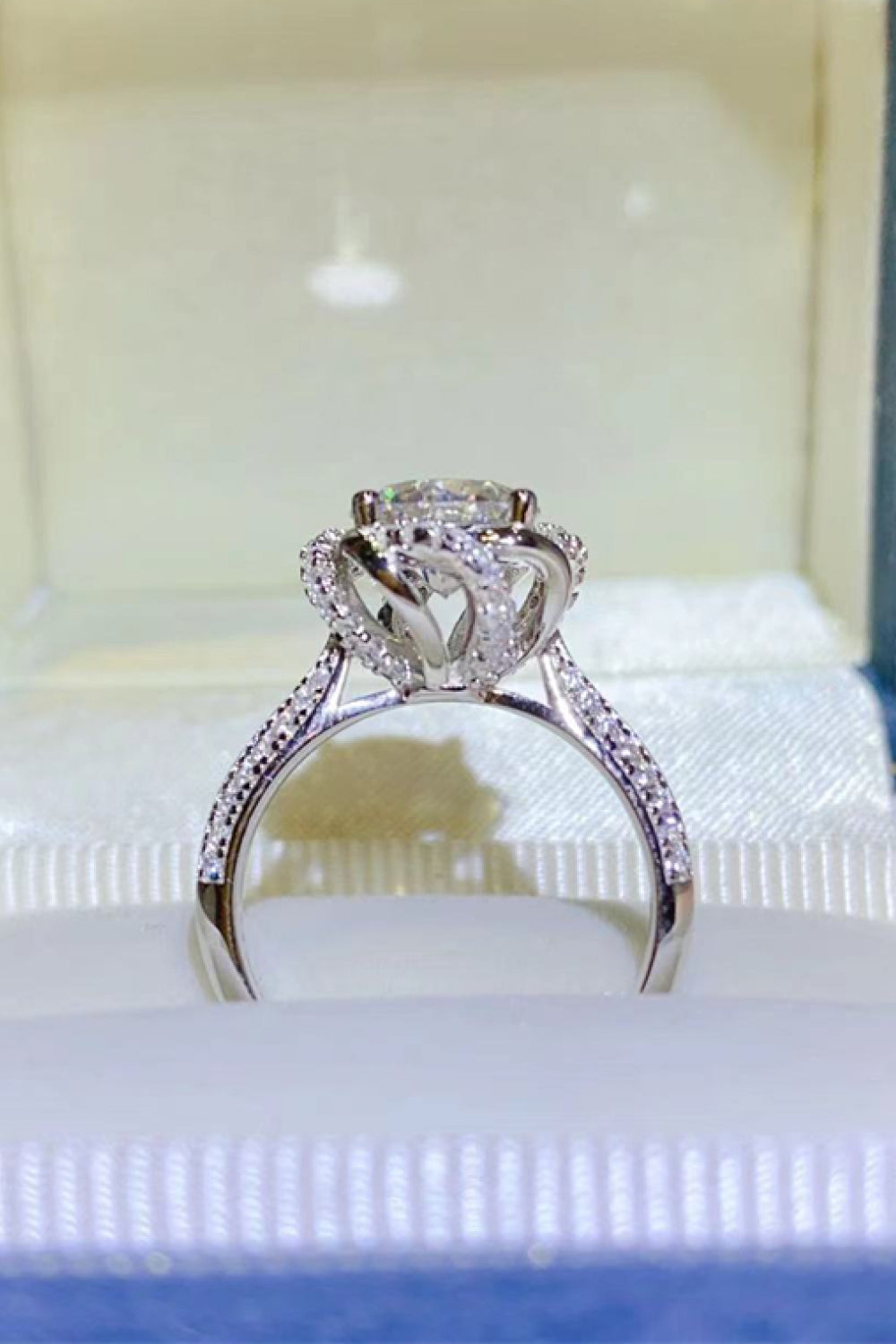 Moissanite 925 Sterling Silver Ring