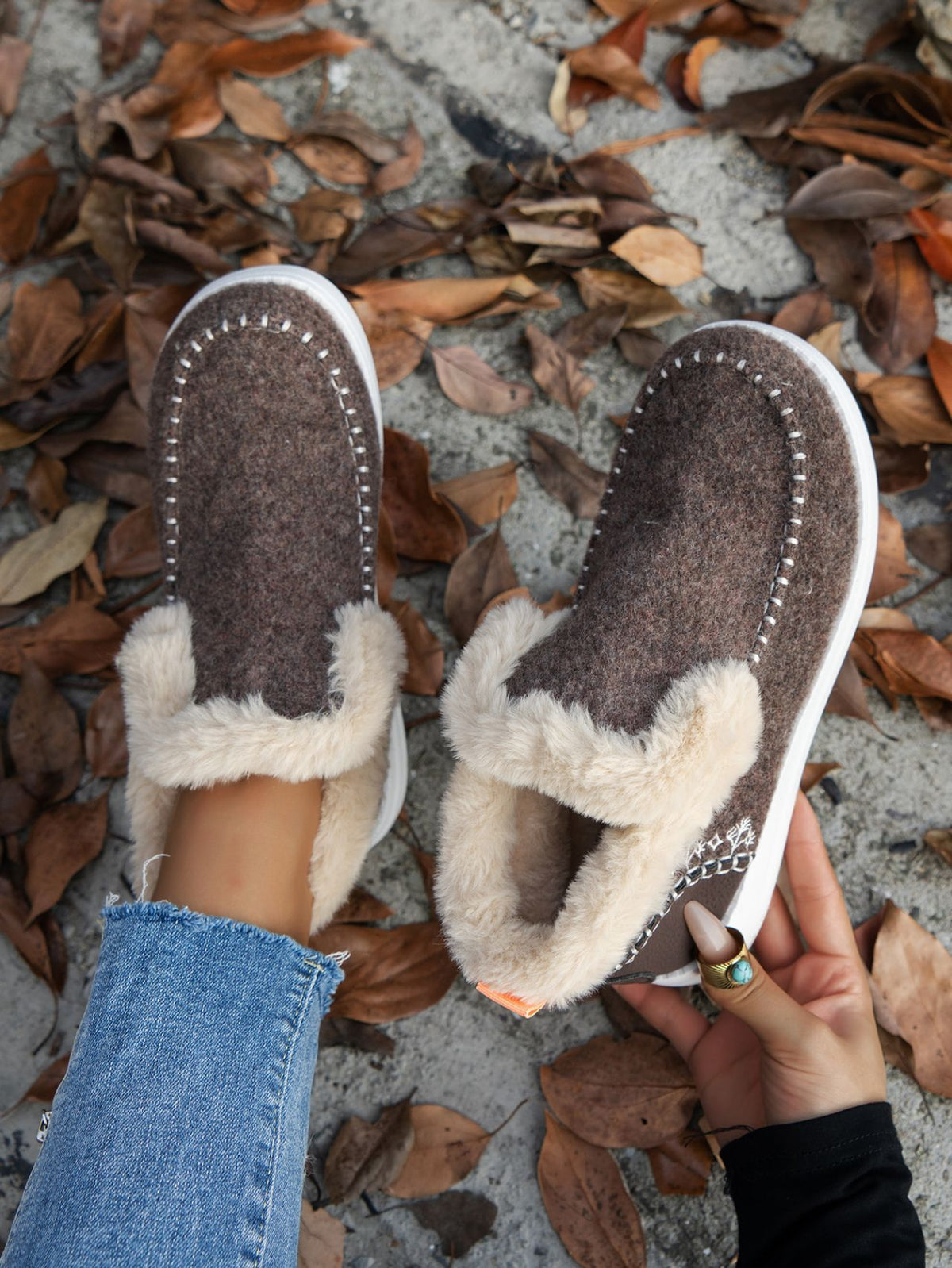 Heri Furry Suede Sneakers