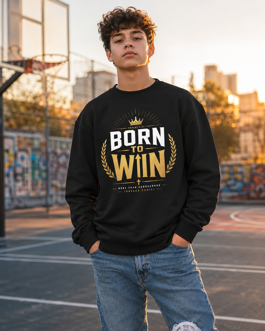 Born to Win Youth Sweatshirt