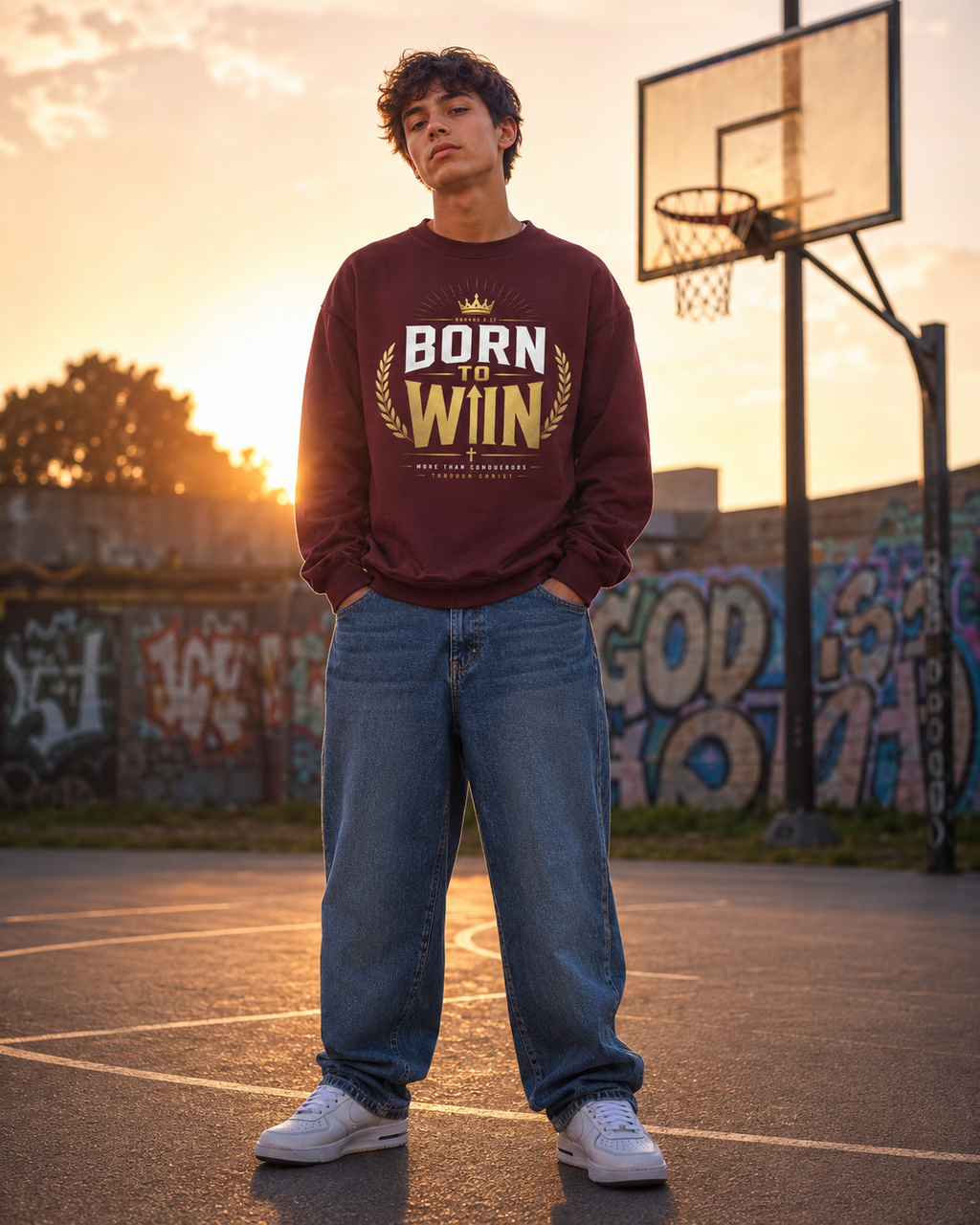 Born to Win Youth Sweatshirt