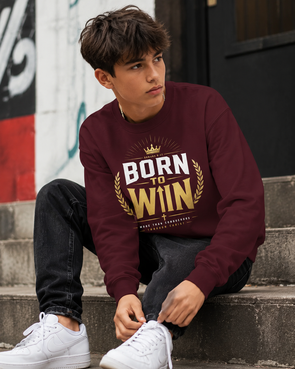 Born to Win Youth Sweatshirt