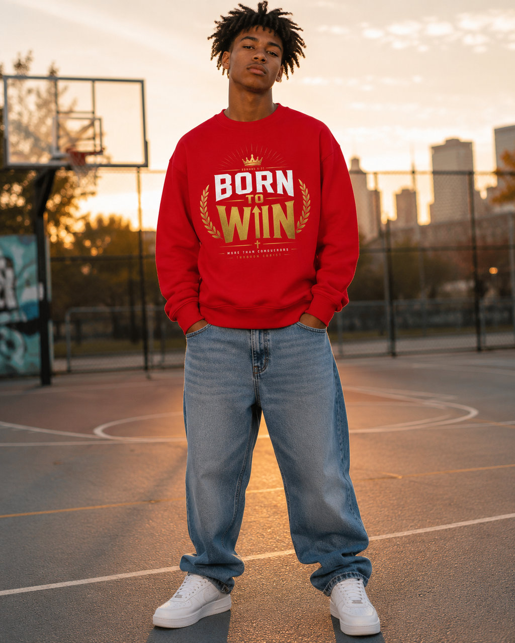 Born to Win Youth Sweatshirt