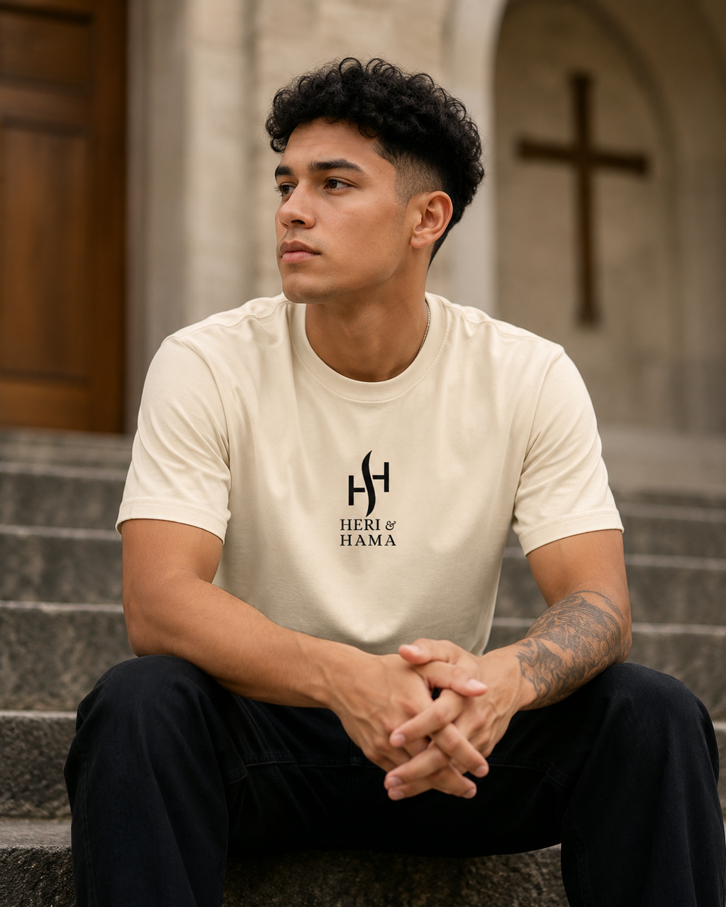 Heri &amp; Hama Logo T-Shirt