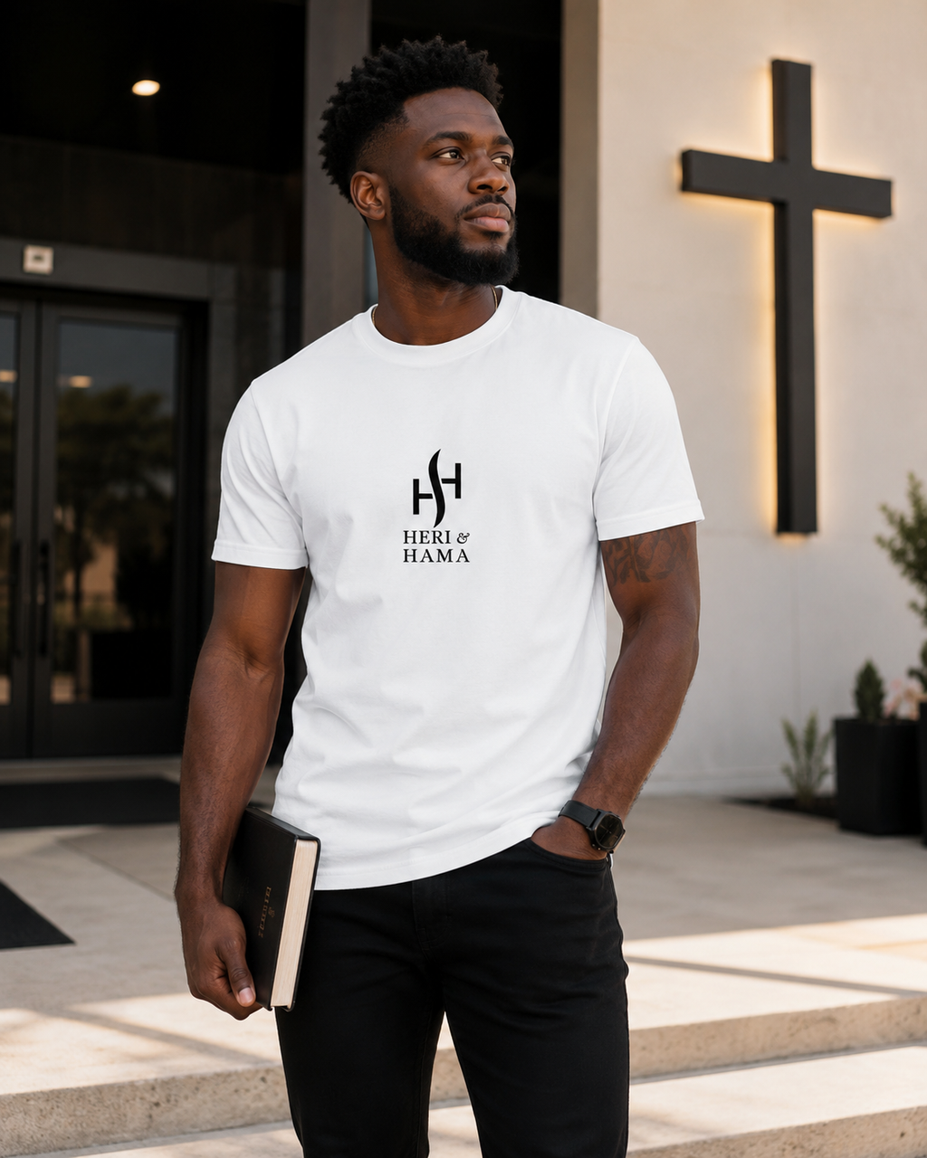 Heri &amp; Hama Logo T-Shirt
