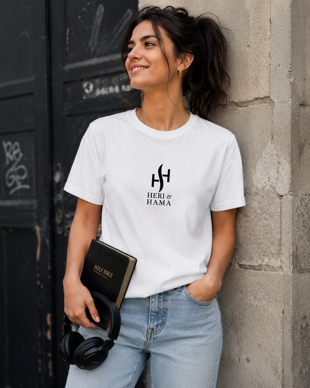 Heri &amp; Hama Logo T-Shirt