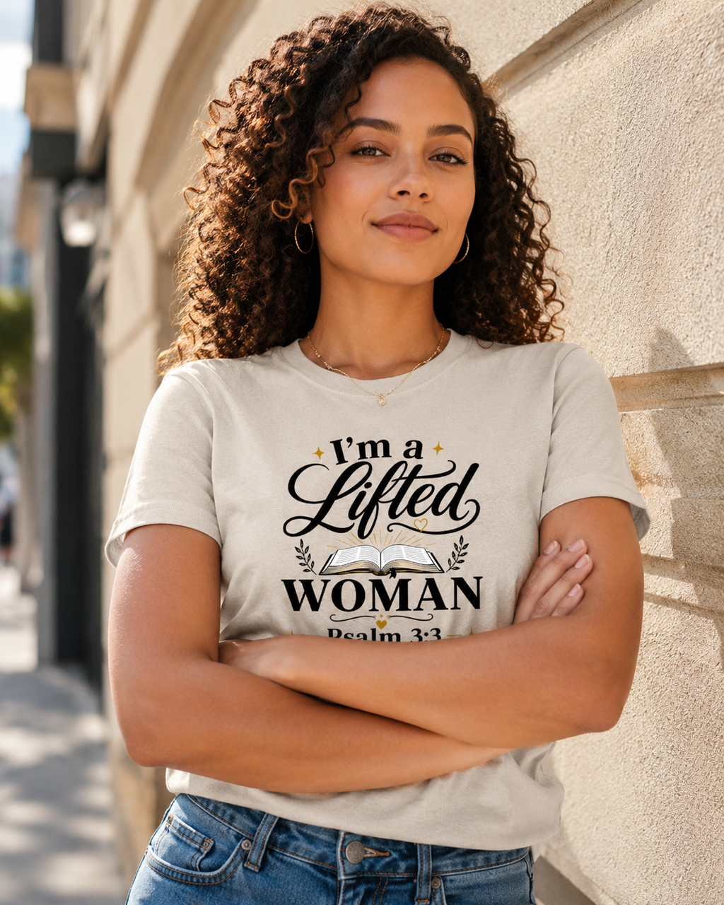 I’m A Lifted Woman Christian Tee