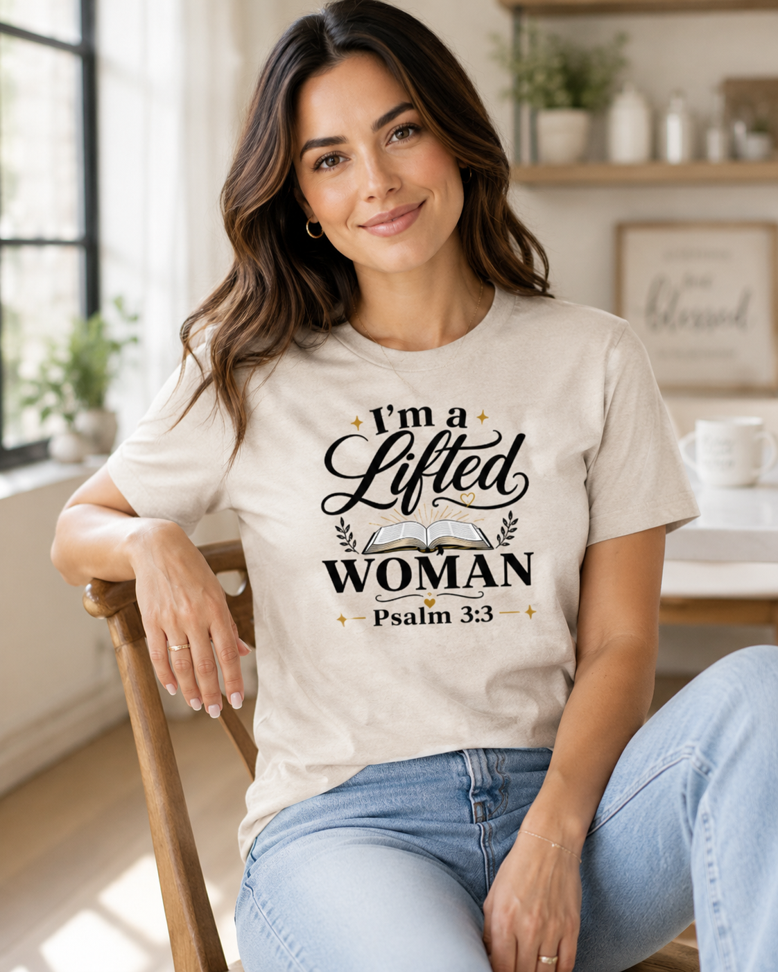 I’m A Lifted Woman Christian Tee