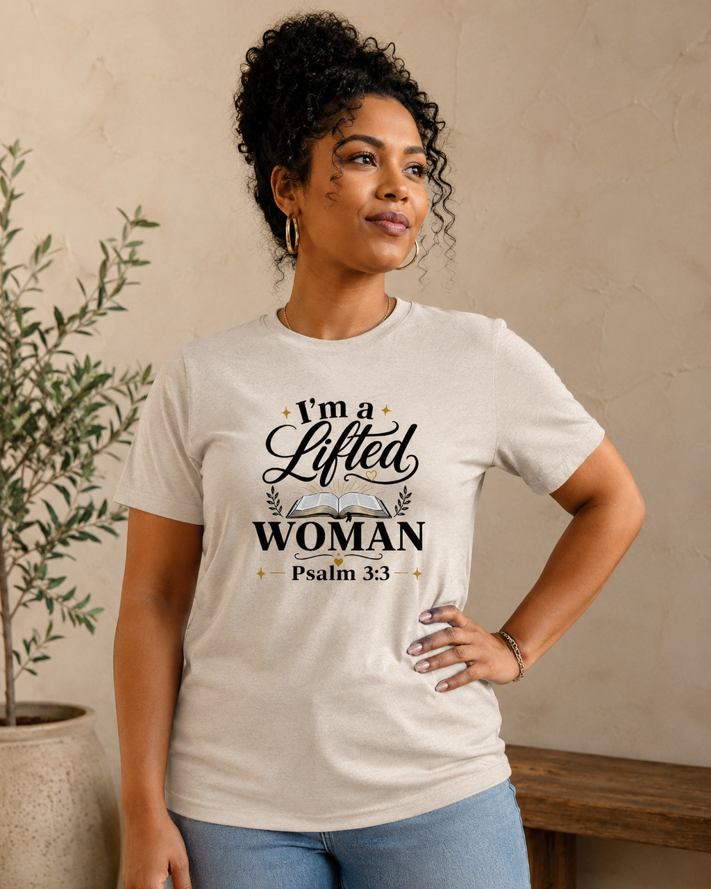 I’m A Lifted Woman Christian Tee