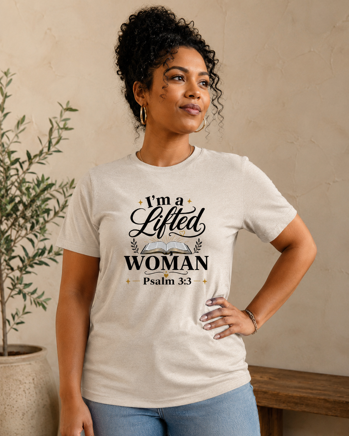 I’m A Lifted Woman Christian Tee