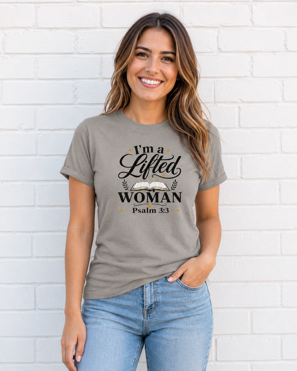 I’m A Lifted Woman Christian Tee