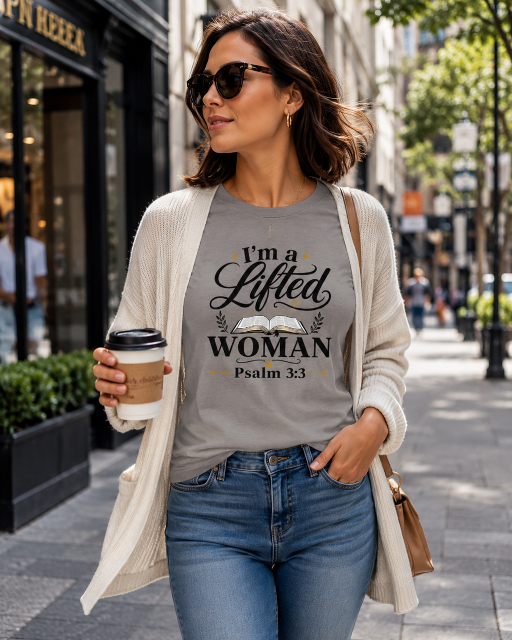 I’m A Lifted Woman Christian Tee