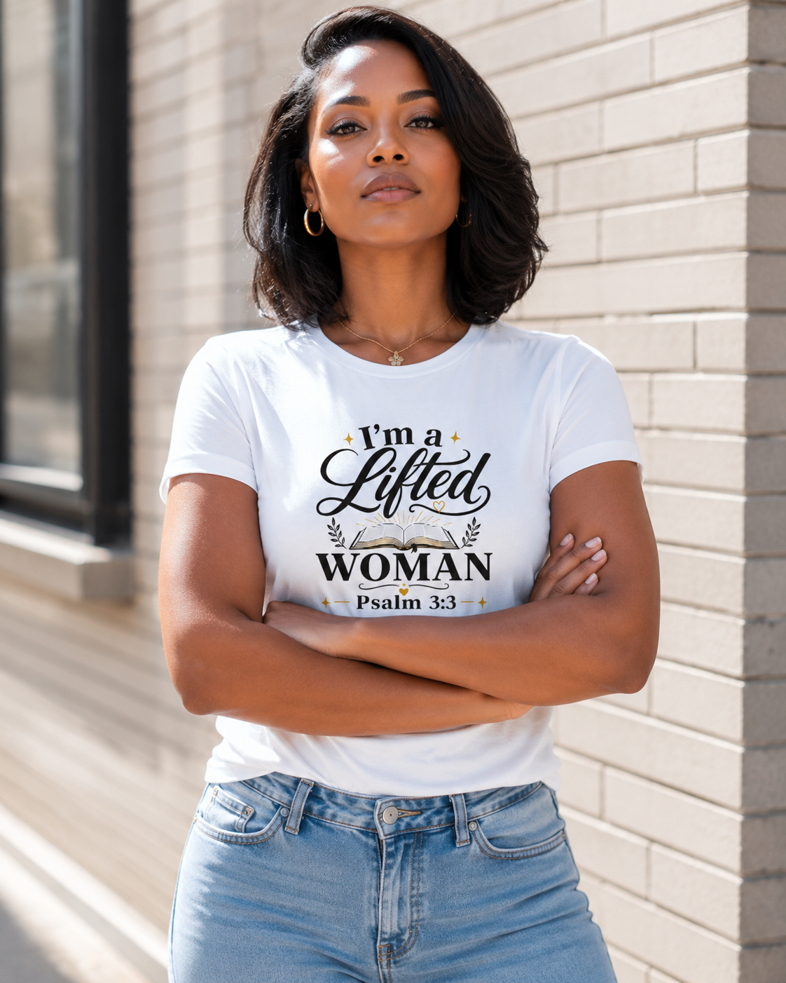 I’m A Lifted Woman Christian Tee
