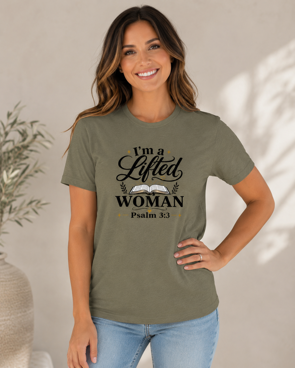 I’m A Lifted Woman Christian Tee
