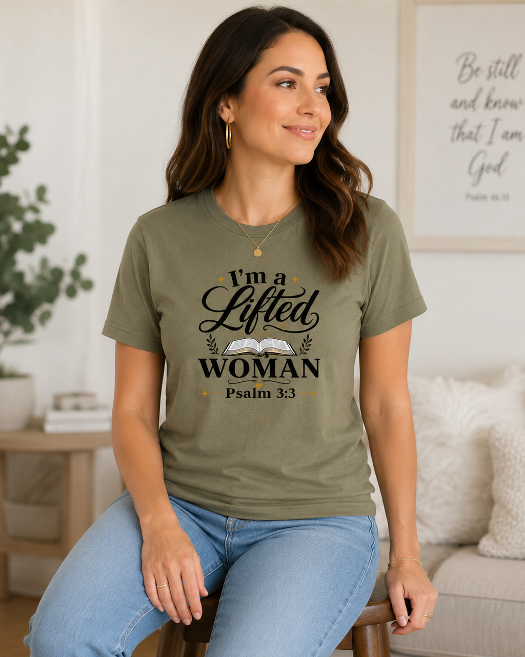 I’m A Lifted Woman Christian Tee