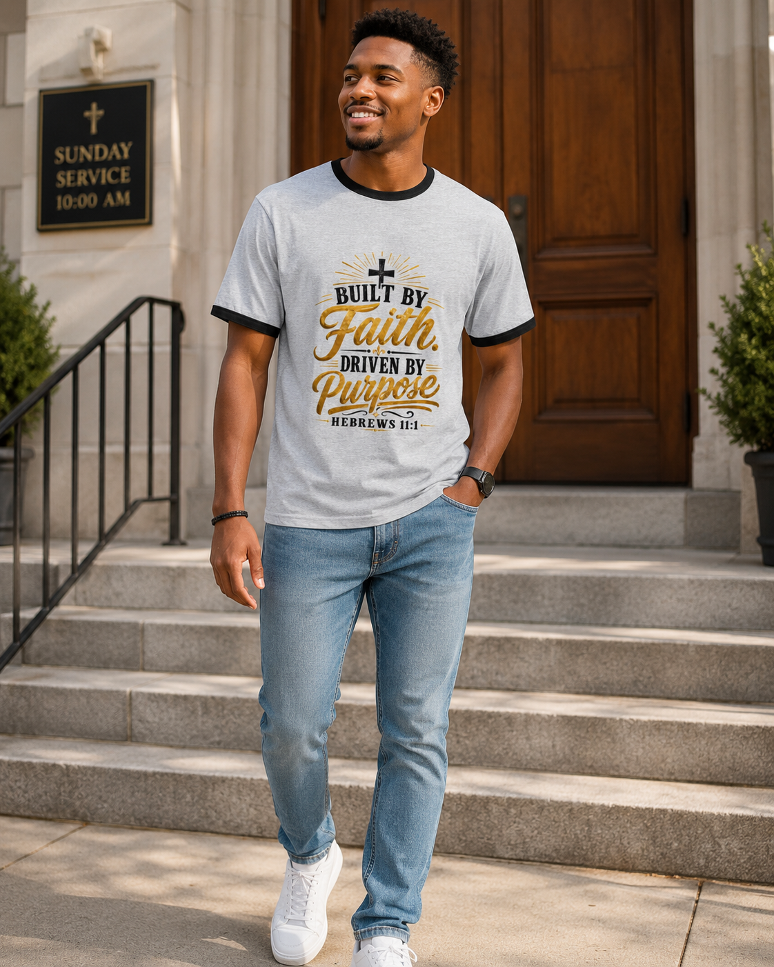 Built By Faith Ringer T-Shirt