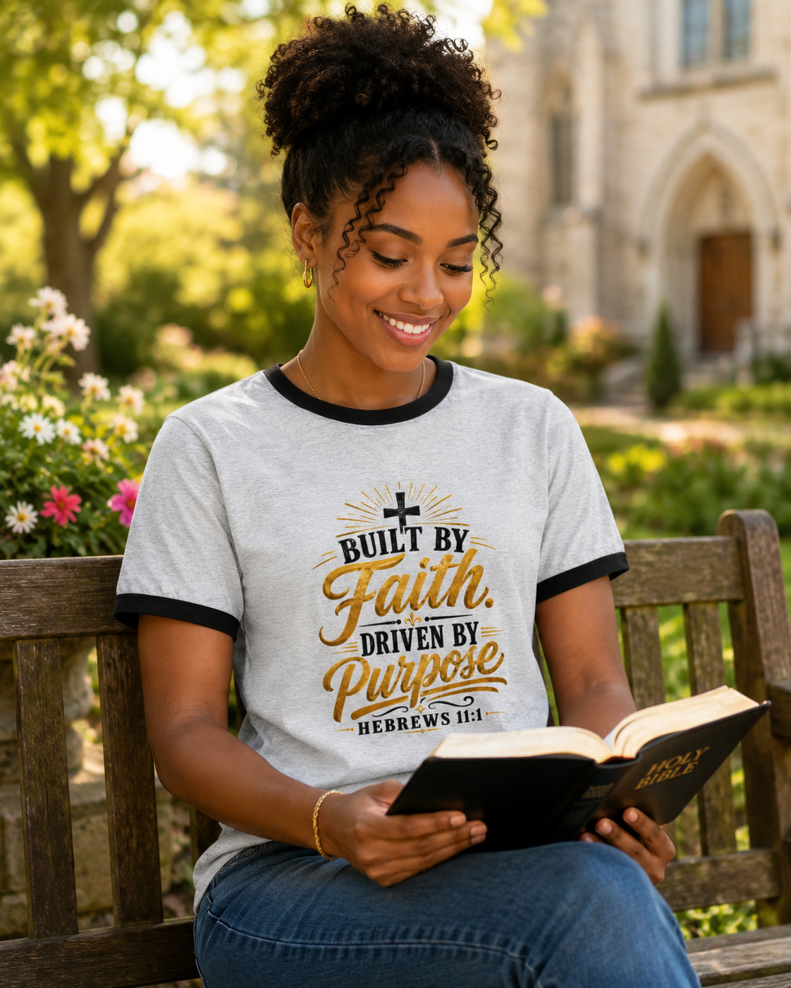 Built By Faith Ringer T-Shirt