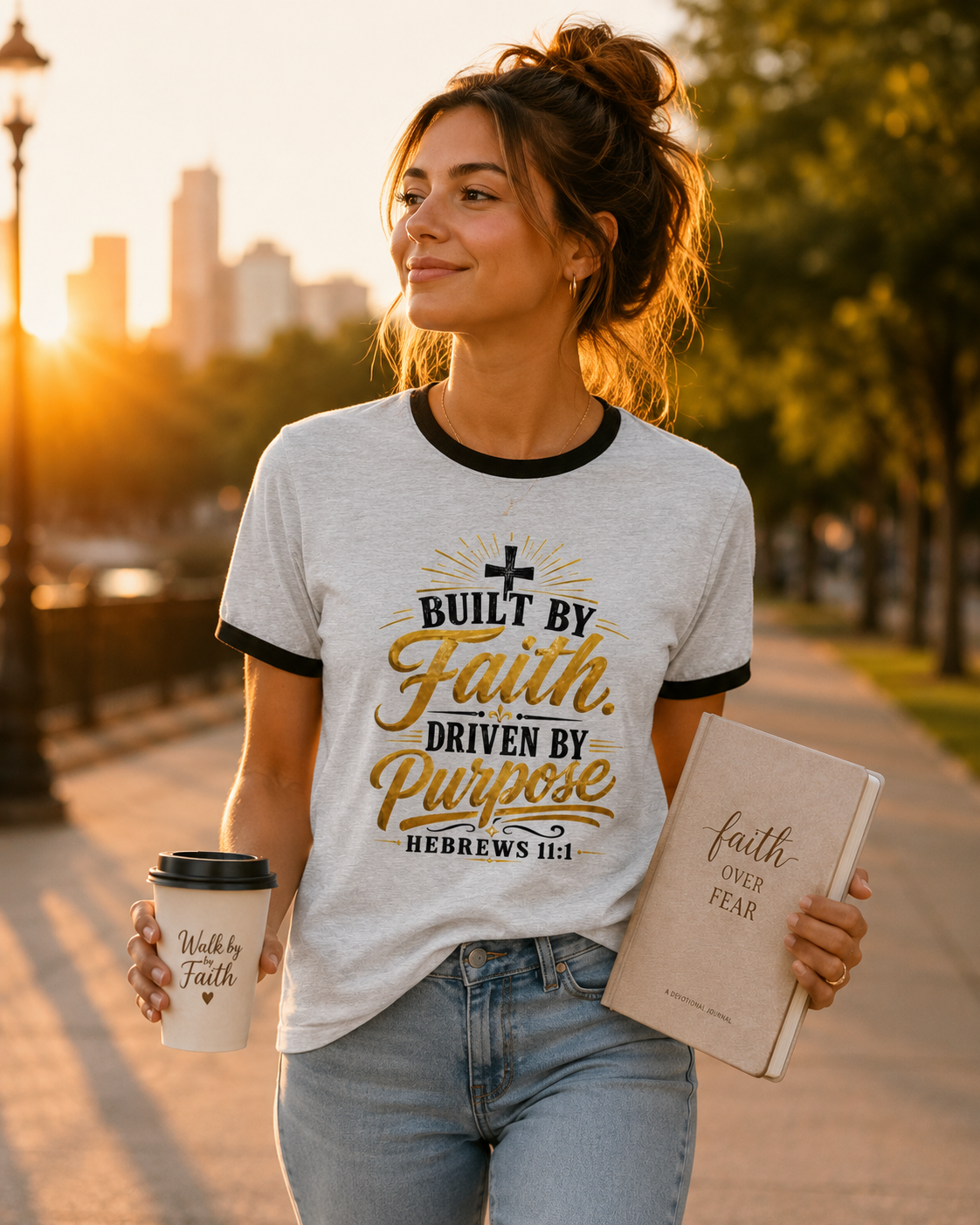 Built By Faith Ringer T-Shirt