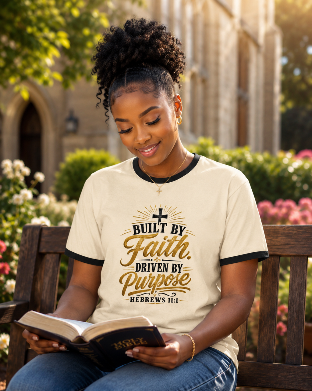 Built By Faith Ringer T-Shirt
