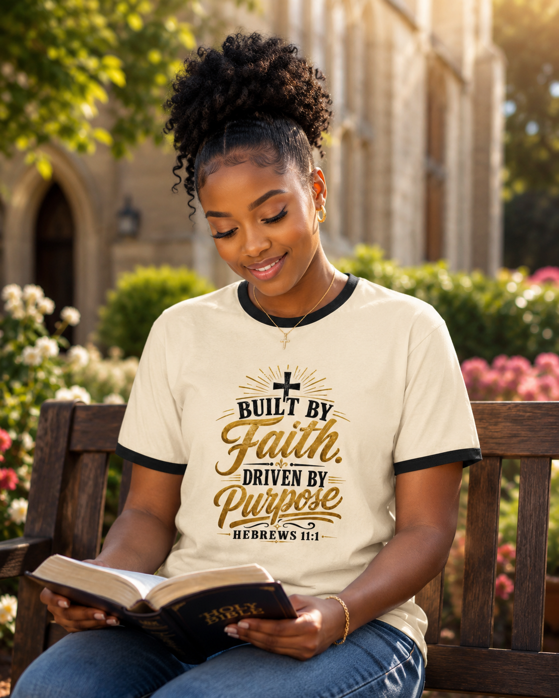 Built By Faith Ringer T-Shirt