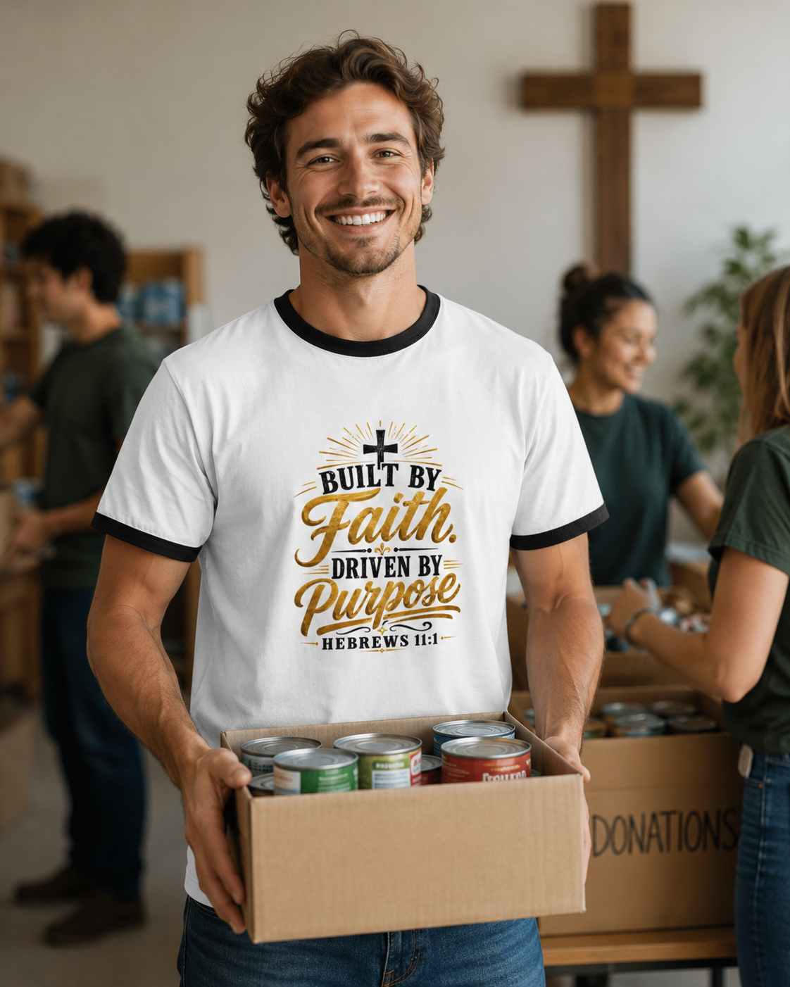 Built By Faith Ringer T-Shirt