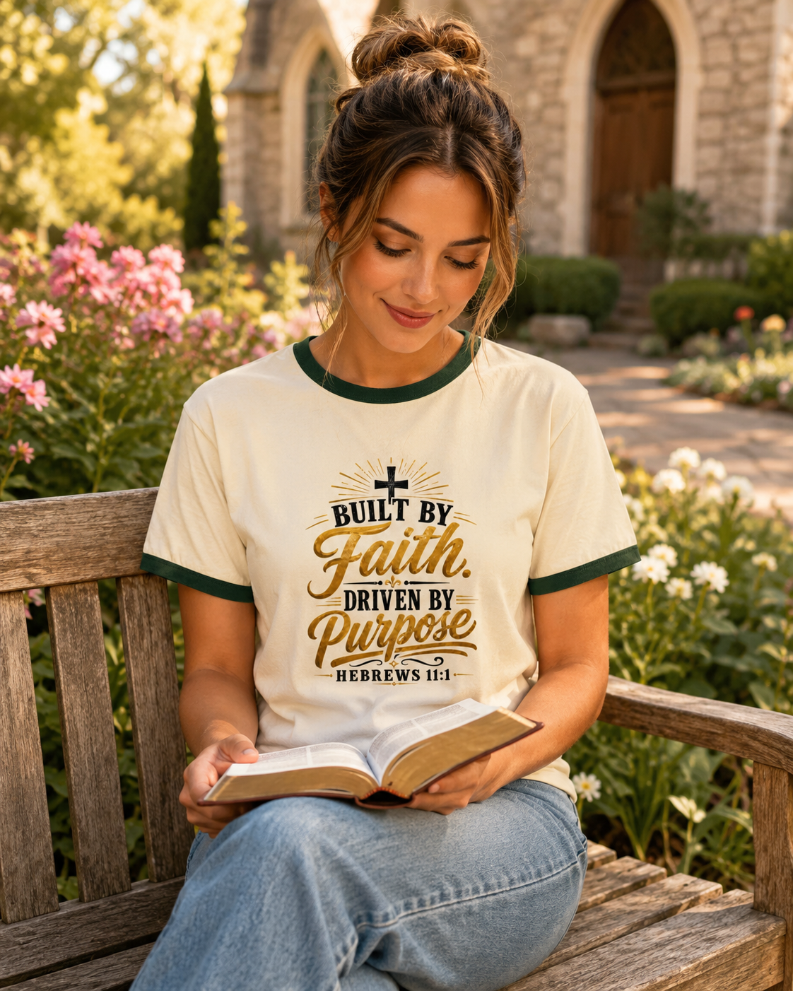 Built By Faith Ringer T-Shirt