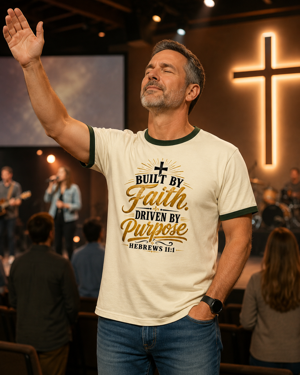 Built By Faith Ringer T-Shirt