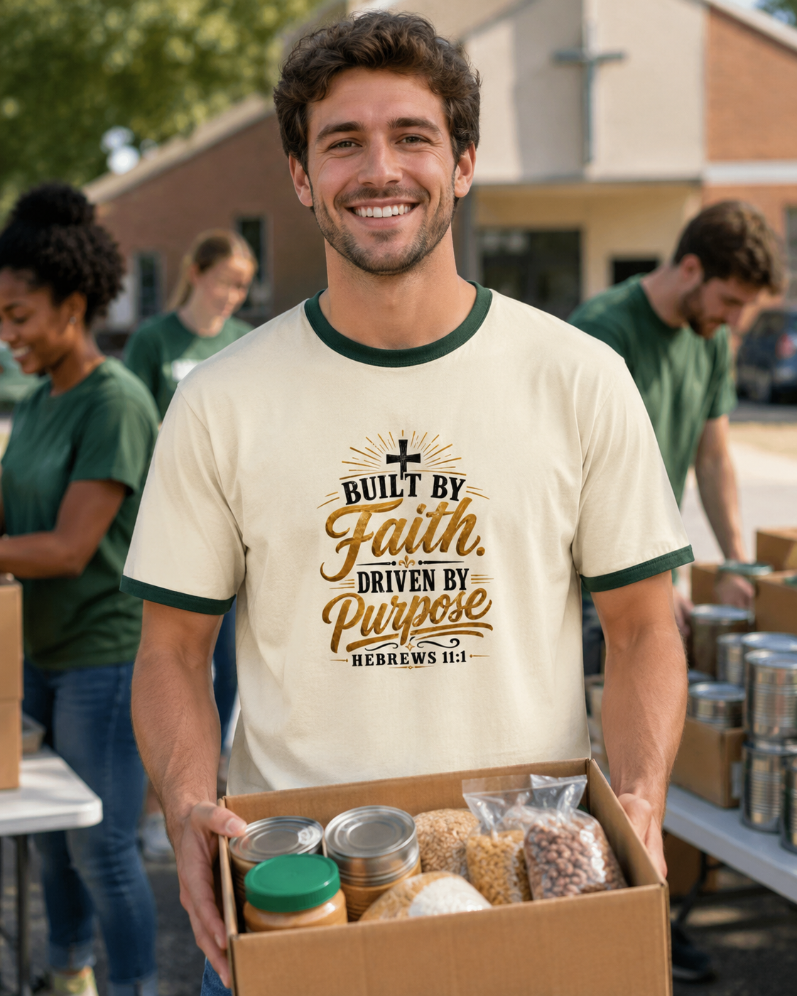 Built By Faith Ringer T-Shirt