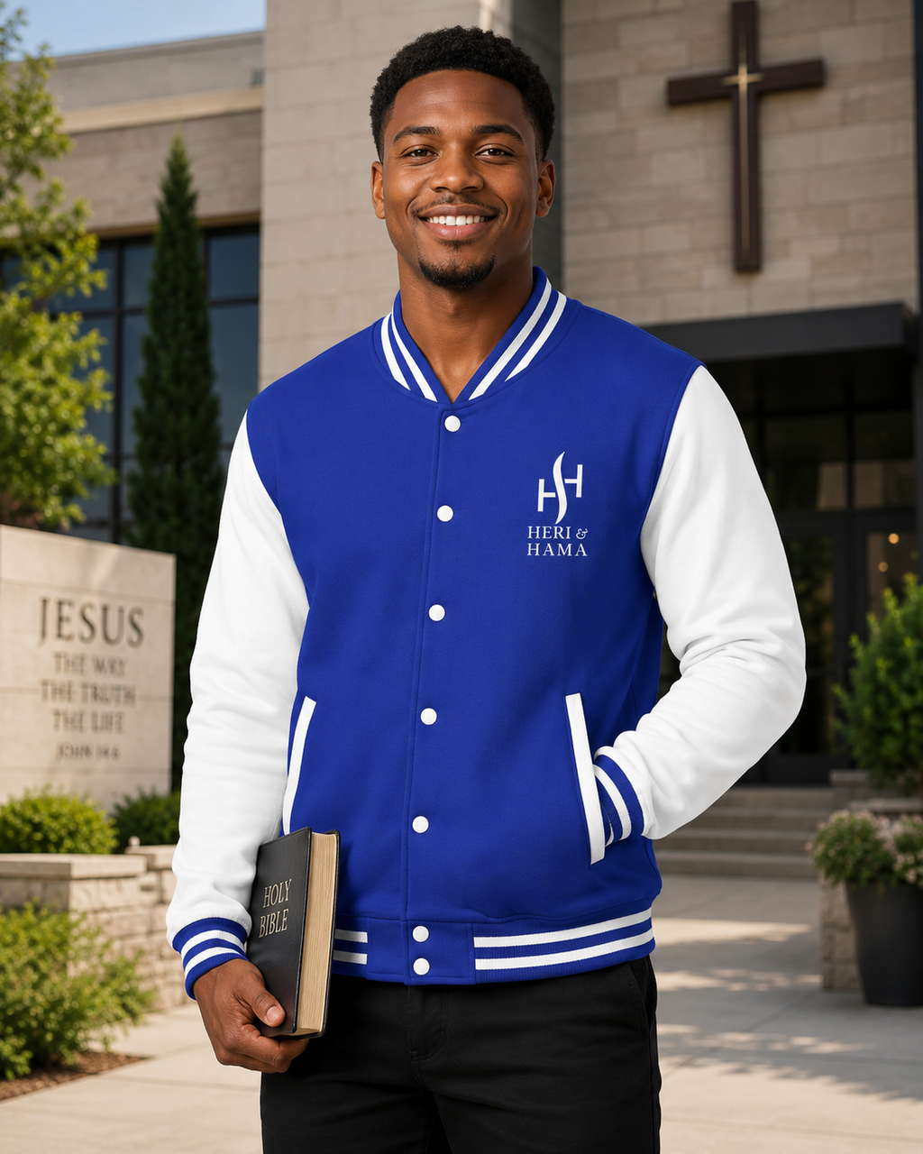 Heri And Hama Varsity Jacket