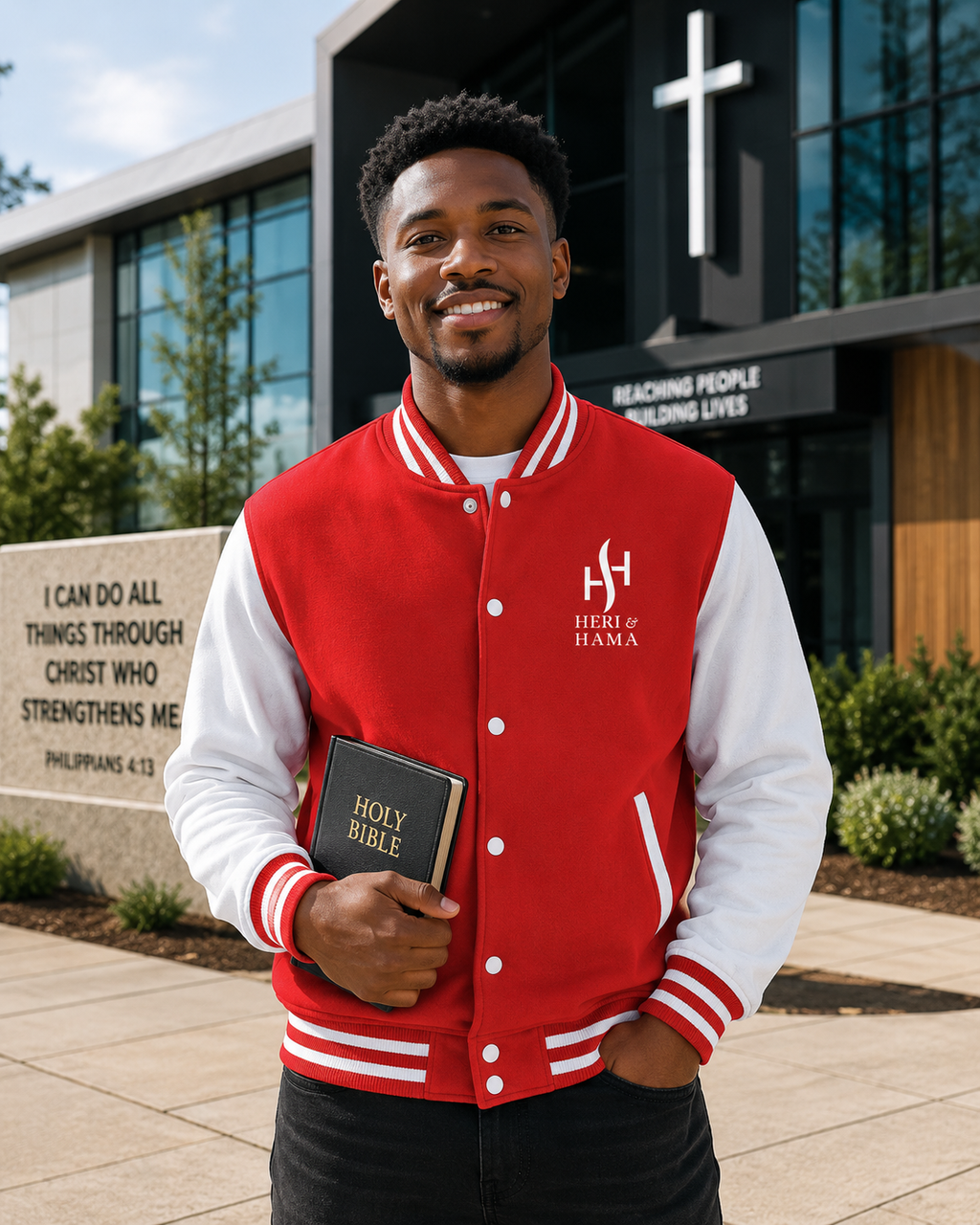 Heri And Hama Varsity Jacket