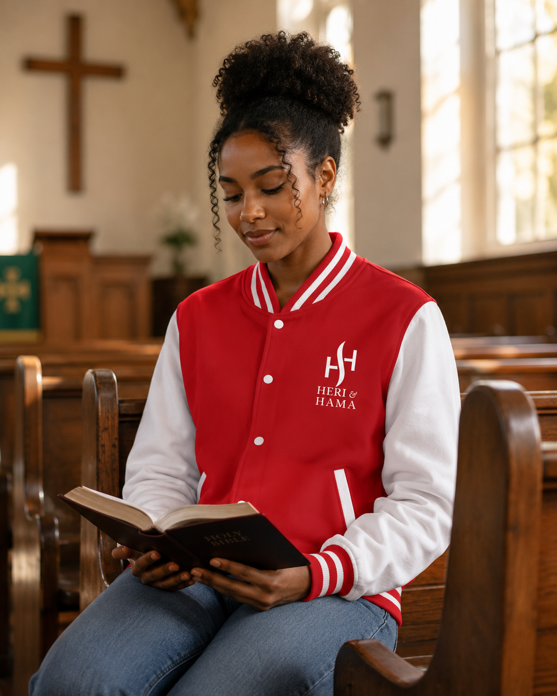 Heri And Hama Varsity Jacket