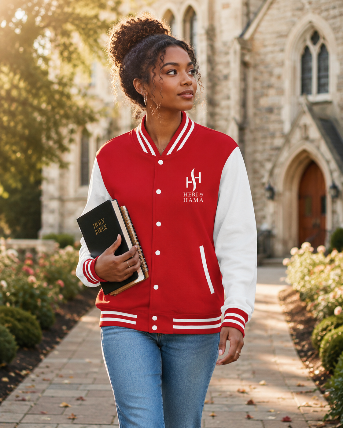 Heri And Hama Varsity Jacket