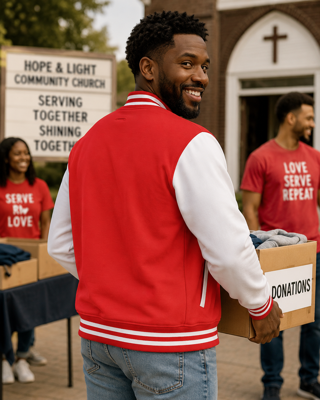 Heri And Hama Varsity Jacket