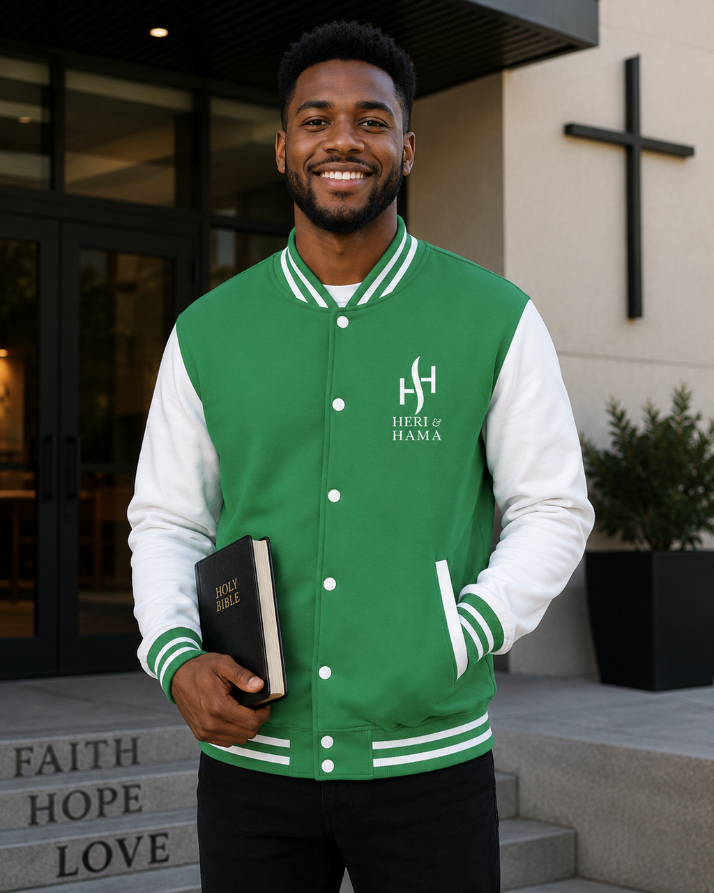 Heri And Hama Varsity Jacket