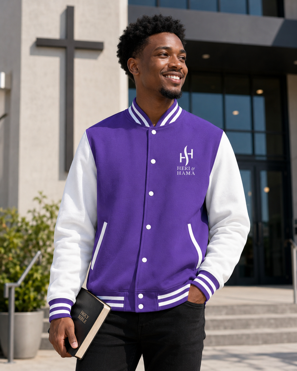 Heri And Hama Varsity Jacket