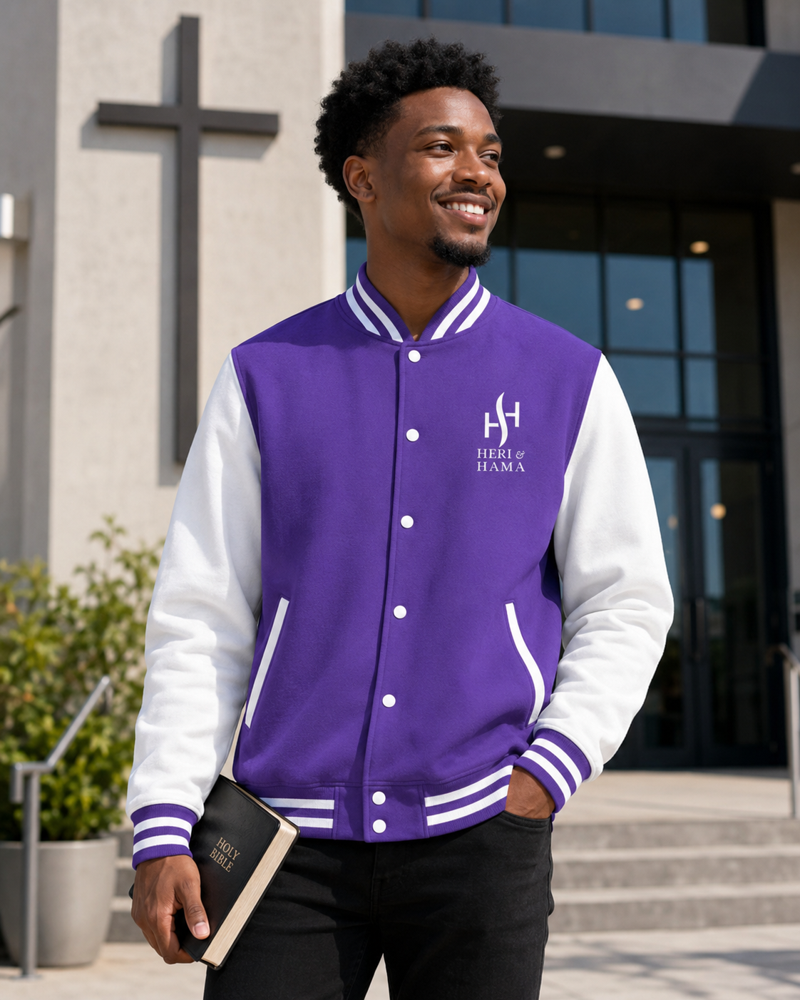 Heri And Hama Varsity Jacket