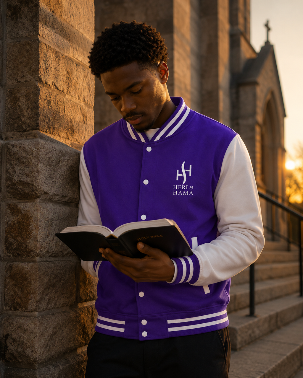 Heri And Hama Varsity Jacket