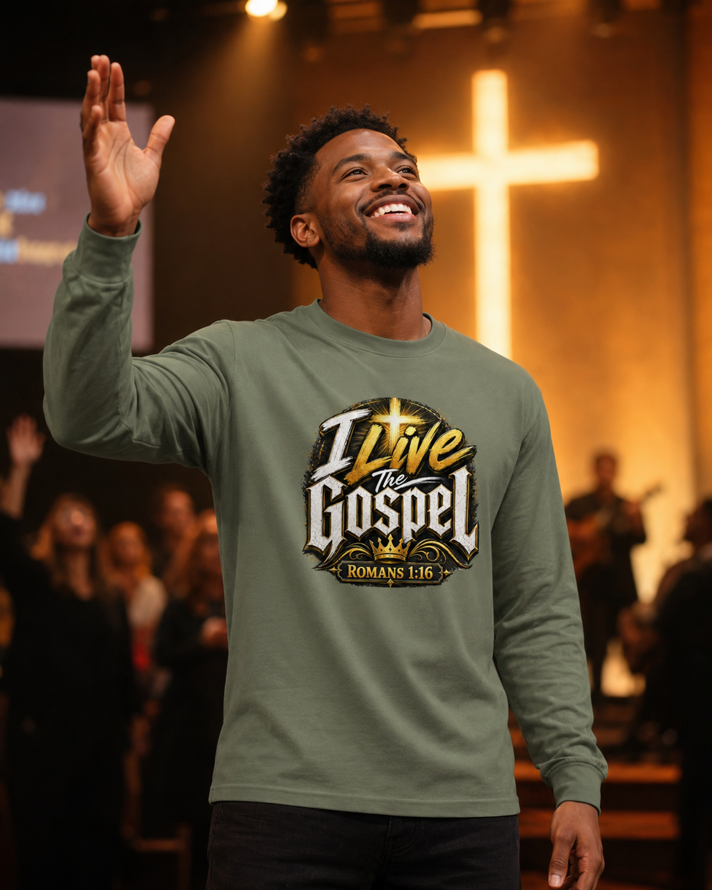I Live The Gospel Long Sleeve Shirt