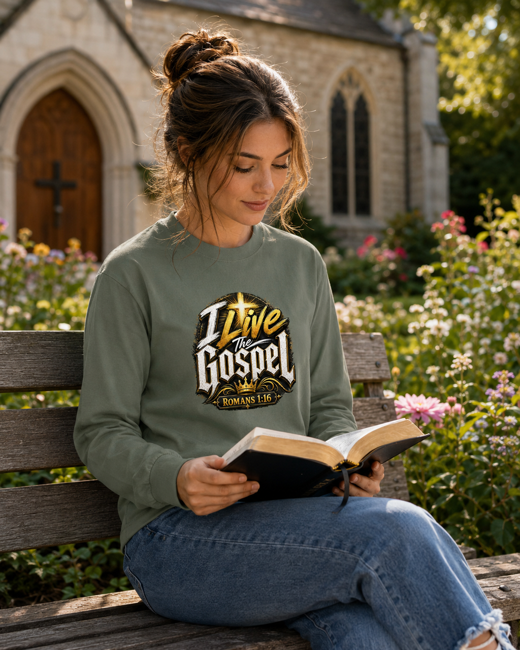 I Live The Gospel Long Sleeve Shirt