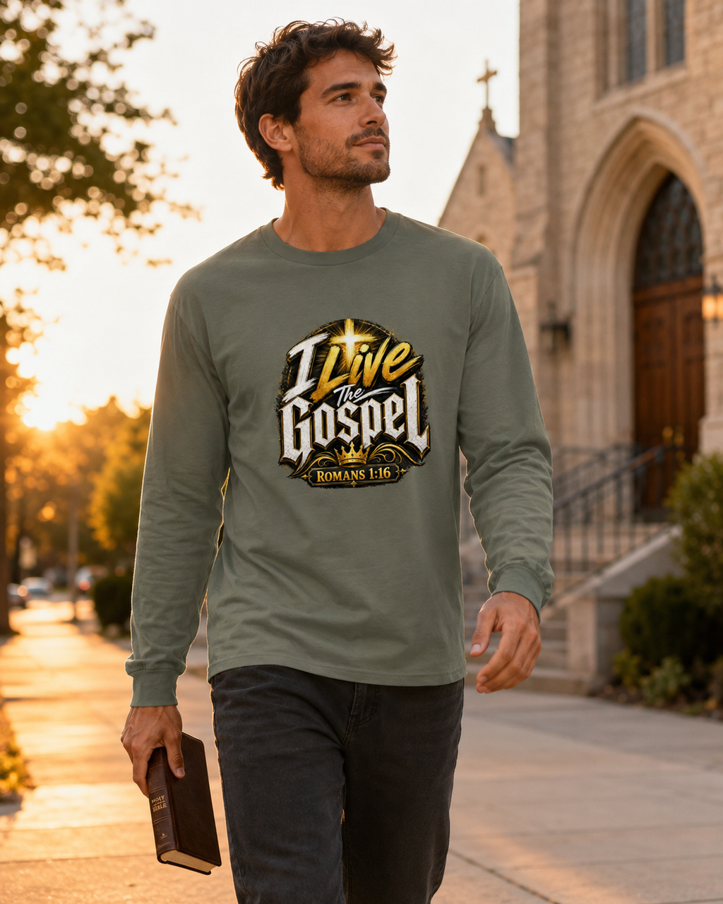 I Live The Gospel Long Sleeve Shirt