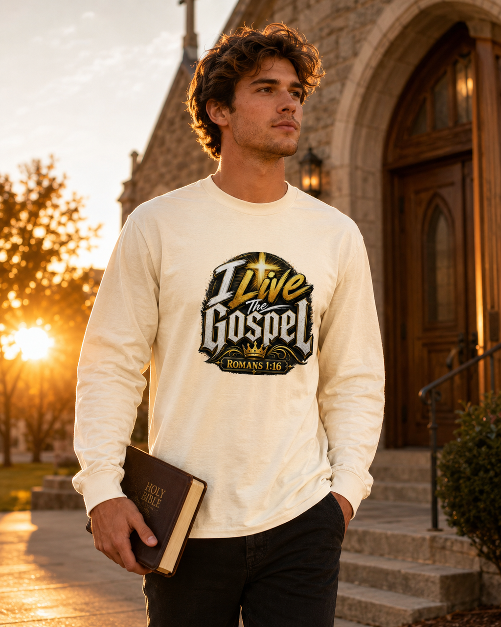 I Live The Gospel Long Sleeve Shirt