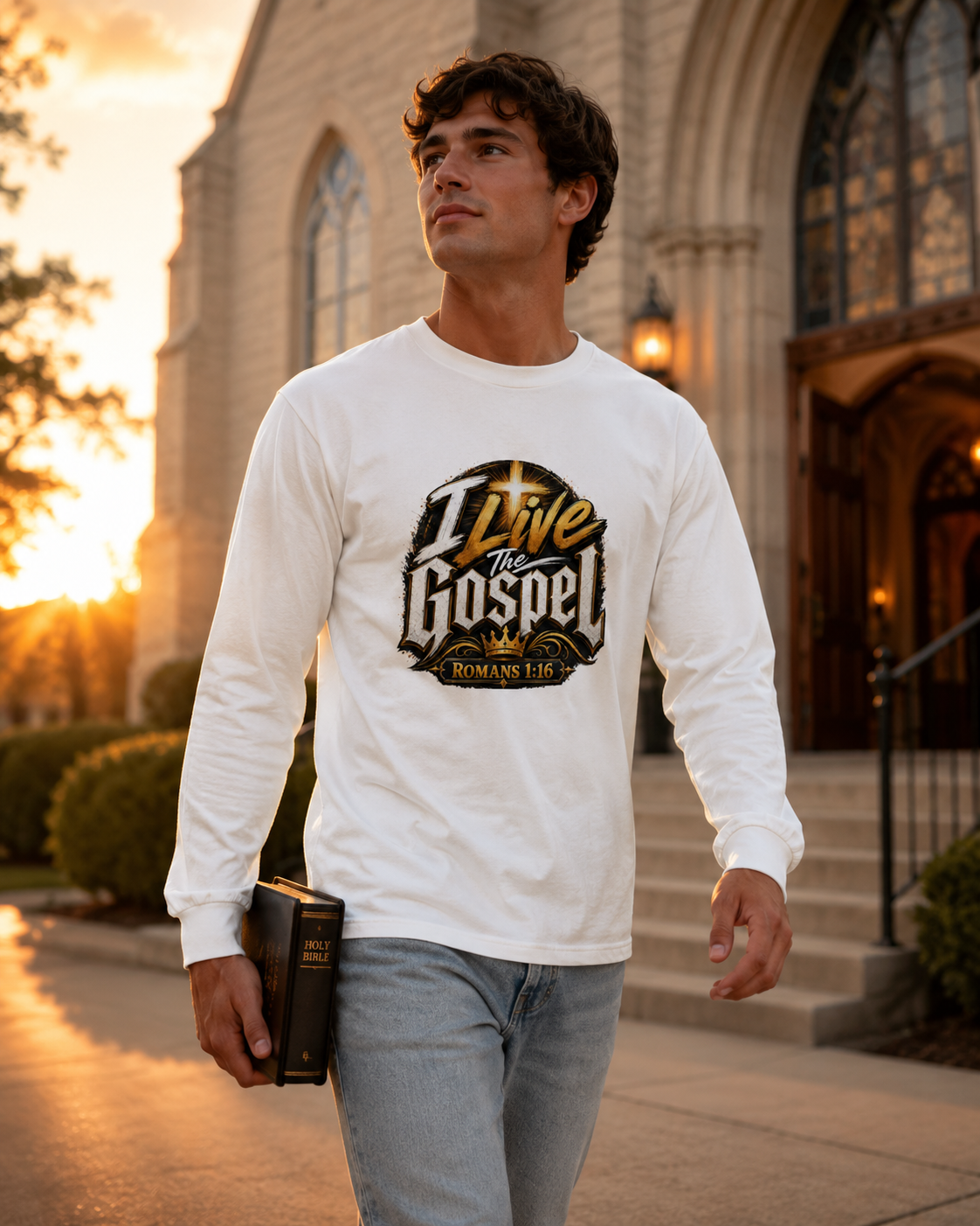 I Live The Gospel Long Sleeve Shirt