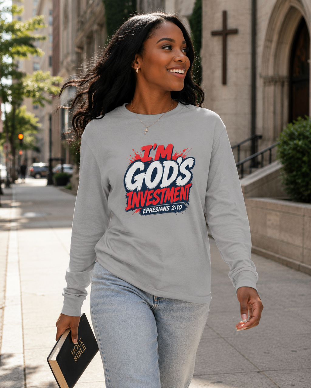 God’s Investment Long Sleeve Shirt