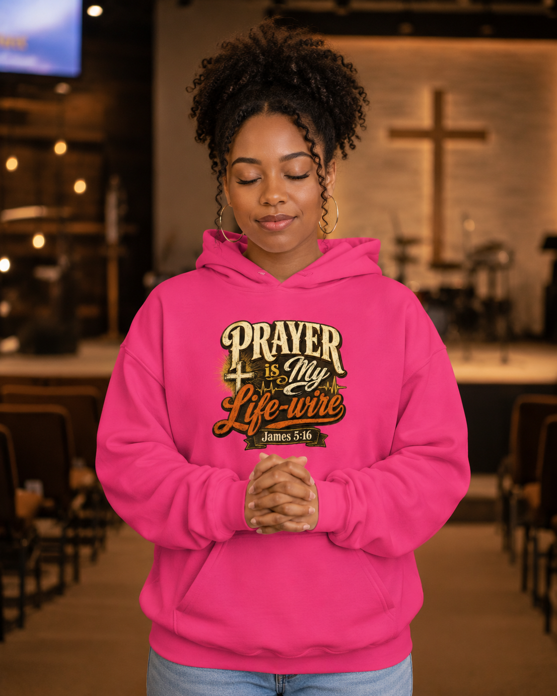 Prayer Is My Lifewire Hoodie