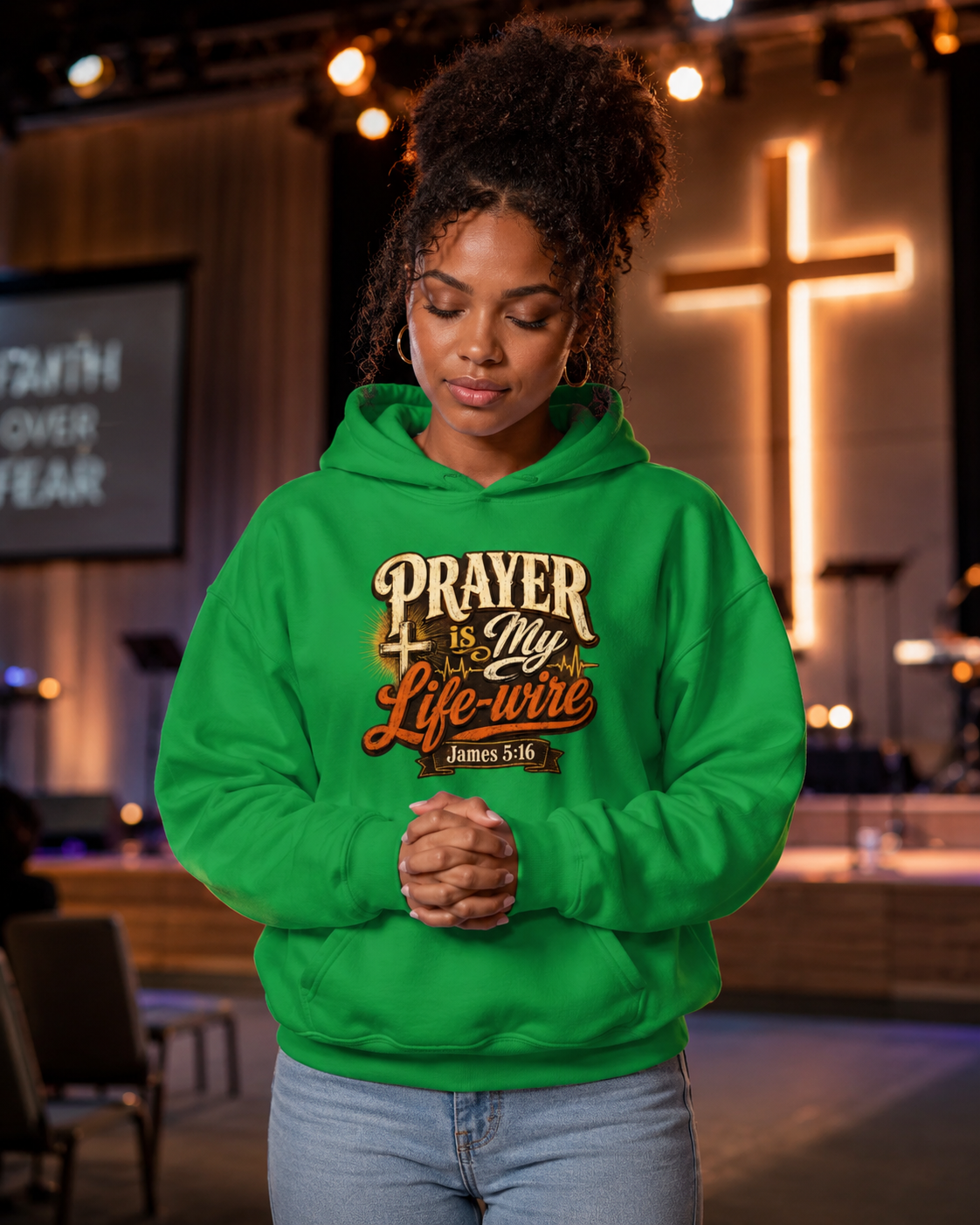 Prayer Is My Lifewire Hoodie