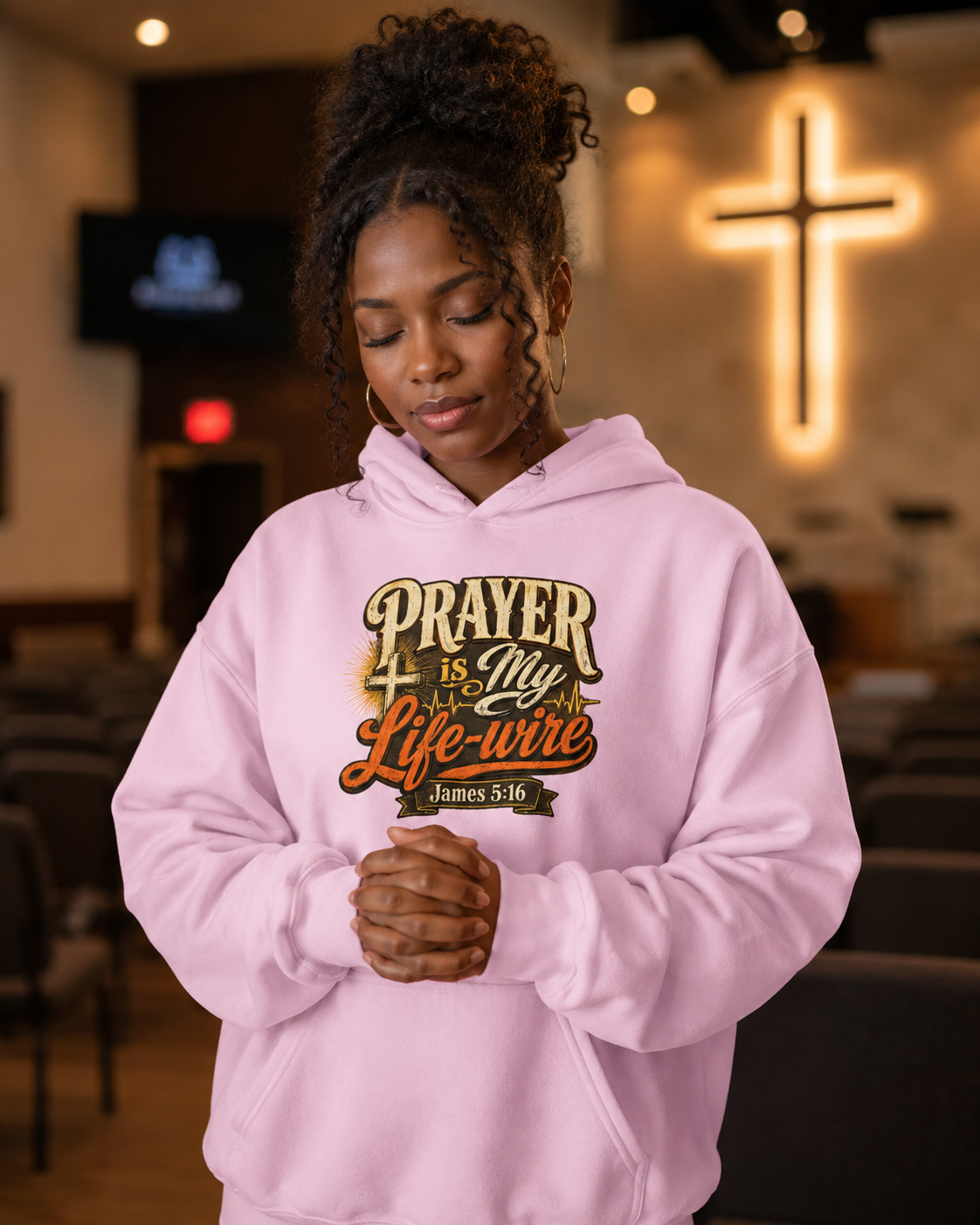 Prayer Is My Lifewire Hoodie