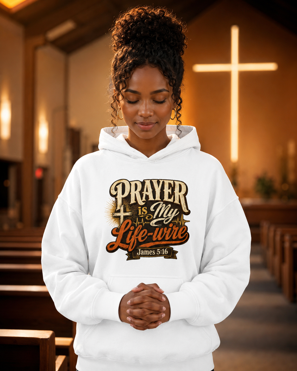 Prayer Is My Lifewire Hoodie