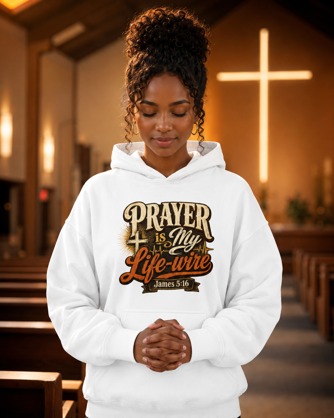 Prayer Is My Lifewire Hoodie